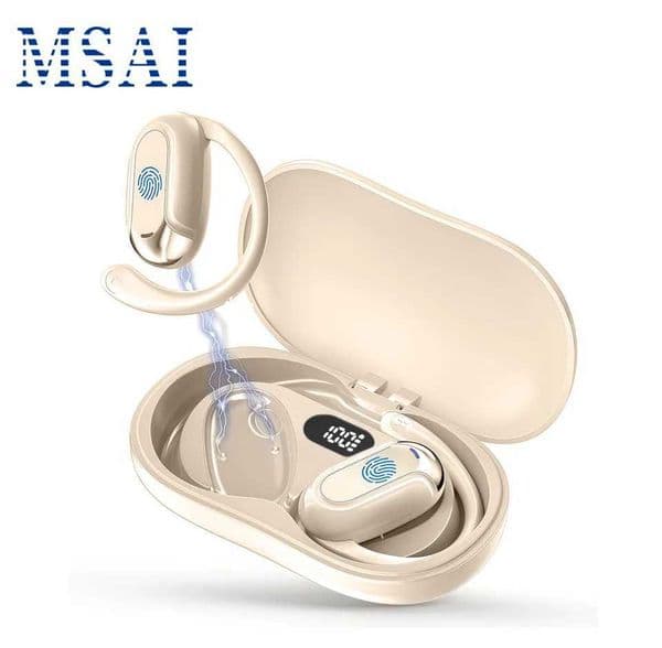 138 Language Translator Earbuds AI Translation Real Time Translating Earbuds Open Ear with 90H Playtime for Travel Business T260525