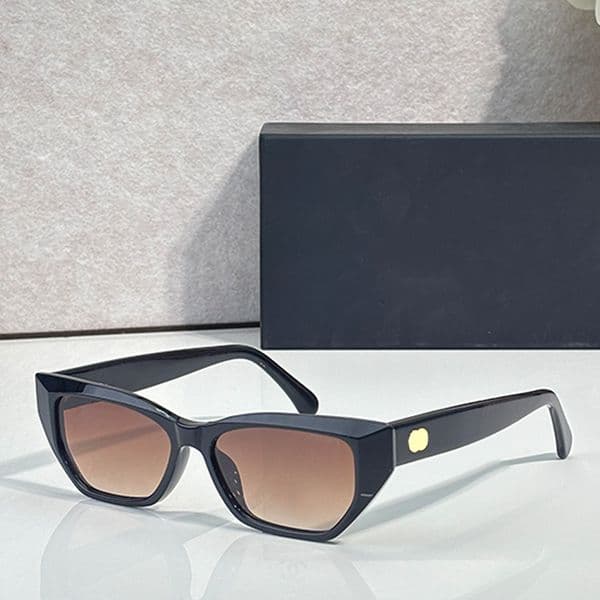 Women Cat eye sunglasses 26SS Fashionable brand designer acetate frame nylon lenses Luxury sunglasses for summer beach parties With box 9186