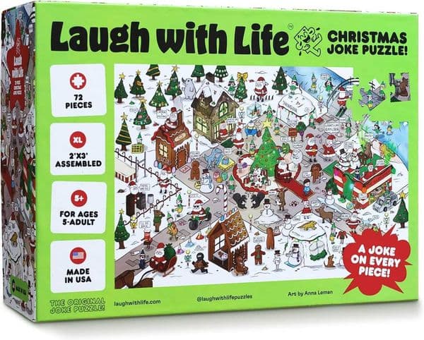 Under the Sea Joke Puzzle for Kids Ages 4-8 - 72 Piece Ocean Floor Puzzle with Jokes on Every Piece Seek Find Activity for Boys Girls Laugh with Life X260525