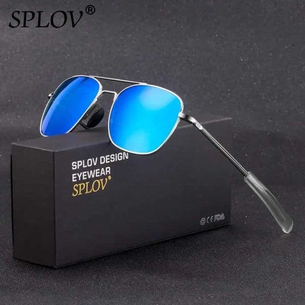 SPLOV New Fashion Driving Men Sunglasses Women Polarized Lens Metal Frame Retro Shades Classic Eyewear Gafas De Sol Hombres C260525