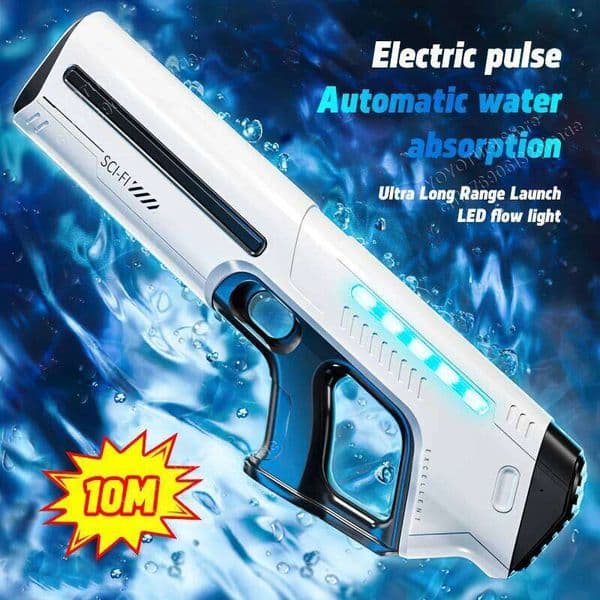 Children's Fully Automatic Storage Large Capacity Electric Absorbing Gun Summer Outdoor Water Toy Gift W260518