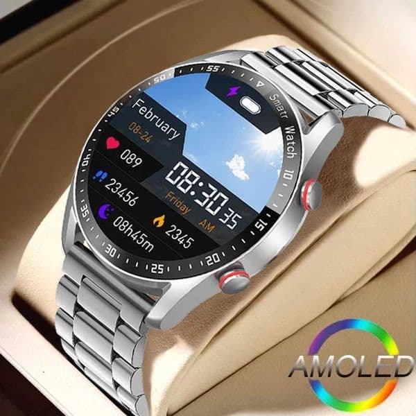 ECGPPG Bluetooth Call Smart Watch Men Laser Health Blood Pressure Fitnes Sports Watches Man Sports Waterproof SmartwatchBoxL260526