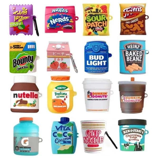 for AirPods Pro 3 Case Cartoon Ice Cream Snacks Earphone Cover for AirPods 4 Case Wireless Earbuds Cover for AirPods Pro 2 Case T260525