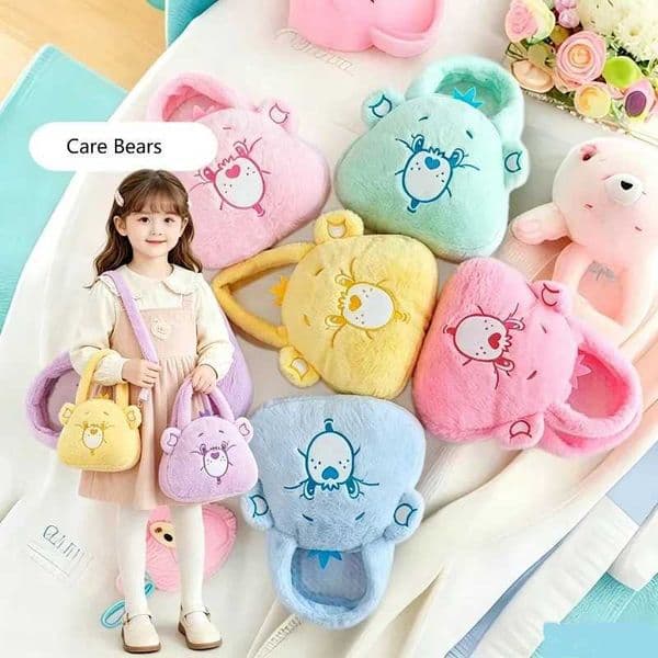 Love Bear Cute Care Bears Plush Bag Kawaii Plush Bag Girls Bag Childrens Bag Shoulder Bag Handbag Childrens Gift M260525