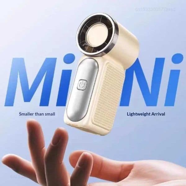 Portable Fan Convenient Creative Mini Fan Pocket Hand-held Fans Lightweight Suitable for Travel Camping Outdoors Display Screen Z260526