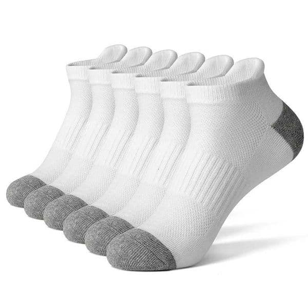 AOTOLK 6/12 Pairs Cotton Man and Women Socks Sports Solid Color Males Short Sock Cycling Breathable Ankle Summer Running Socks M260526