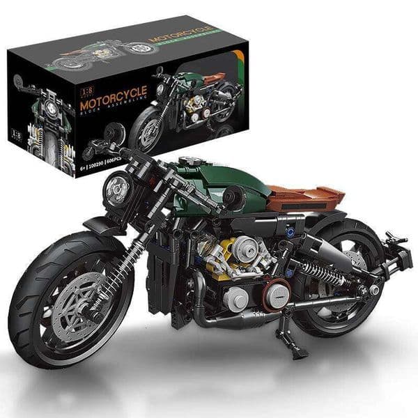 Classic 1:8 Super Motorbike Building Bricks Sets City Racer Motorcycle Technical Blocks Toys Gifts for Kids Boys Adult 600+pcs 26Y0526