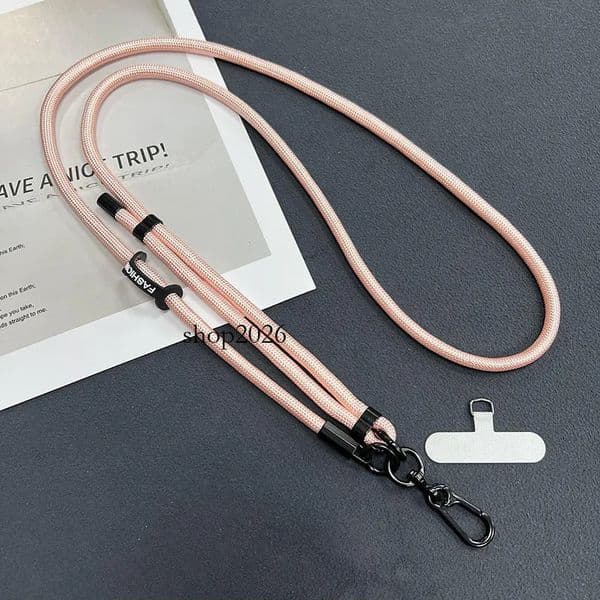 8mm Crossbody Adjustable Strap Phone Lanyard