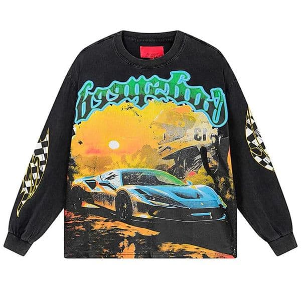 god speeds new tss designer Hoodie set Men's and Women's T-shirt shorts Sweatshirts top and set hoodie High Quality Red Green Graffiti god speed t FashionDeals &9746