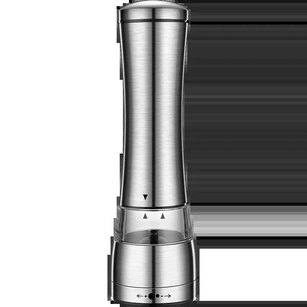 LFGB Certification Ultra Thick 304 Stainless Steel Kitchen Pepper Mill Thickness Adjustable and Manual Cooking Spice Grinder L260526