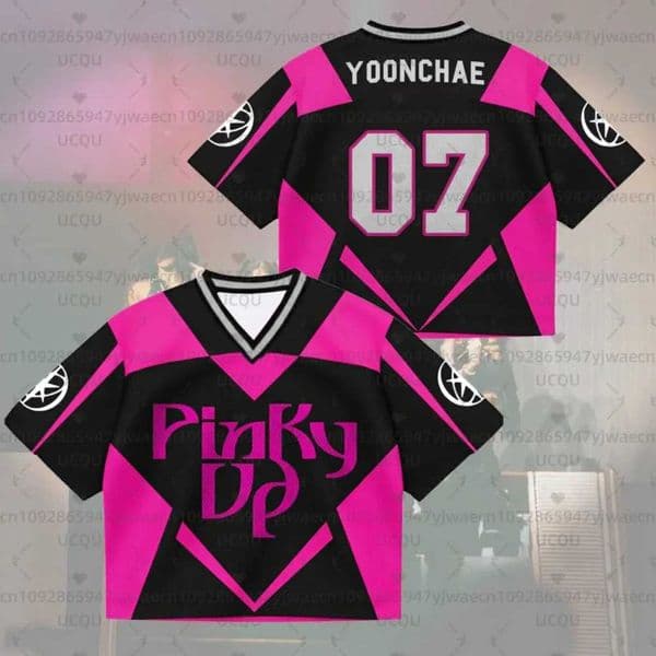Summer Katseye New Single Pinky Up Jersey Gifts For Fans Mens Womens Concert Outfit Fans Gift Short Sleeve Casual T-shirt TopsT250526