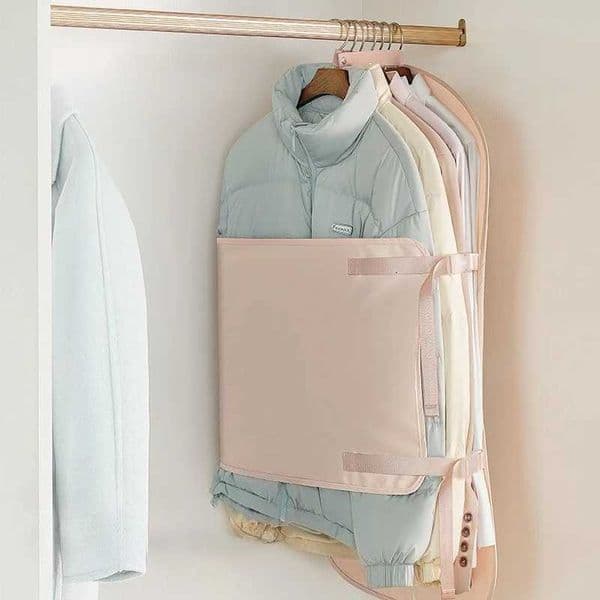 1pc Wardrobe Lazy Compressed Storage Board Dust Cover Storage Artifact Foldable Fabric Down Jacket L260525