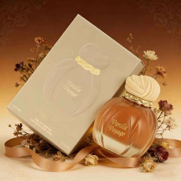 Voyage Unisex Perfume, Subtle Vanilla and Amber Scent with Sandalwood Base, Refined Gentle Fragrance J260526