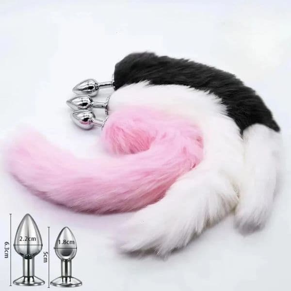 2026 New Small 1.8-2.2Cm Fox Anal Silicone Butt Plug For Couple Role-Playing And Training - adult toys Rabbit Tail Sex Toy 003