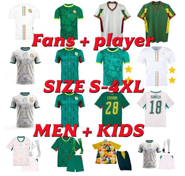World Cup 2026 Senegal MANE World Cup soccer jerseys N.JACKSON KOULIBALY H.DIALLO H.DIARRA CHERIF SARR NDIAYE CAMARA 24 25 26 27 football shirts player version Men kids