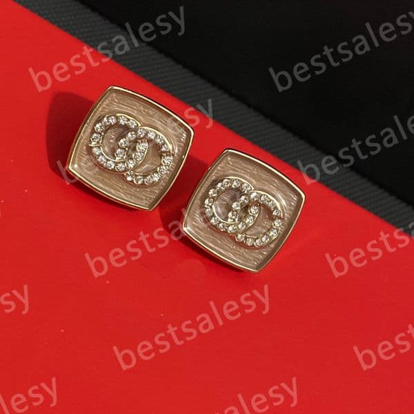 Fashion Copper Earrings Designer for Women Luxury Brand Earrings for Women Wedding Party Gift Jewelry Accessories Never Fading