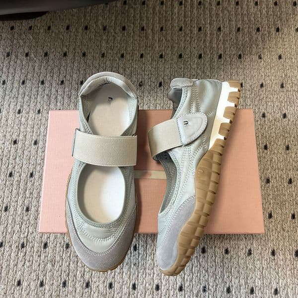 Elegance Women Flat bottomed Mary Jane ballet flat Tyre technical fabric suede ballerinas Soft Sole Casual Shoes Ballet Flats Comfort Footwear35-41