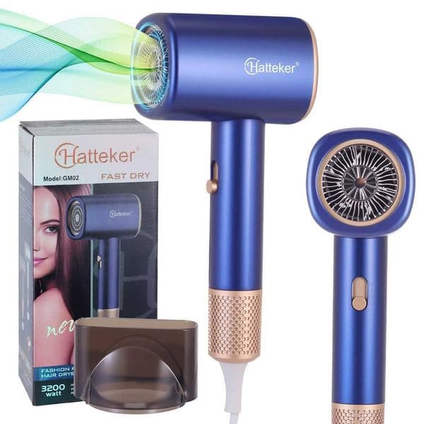 Hatteker 3200W Portable Hair Dryer 3 Temperature Settings Home Use Hotel Salon Professional Electric Blow Dryer for Travel L260526