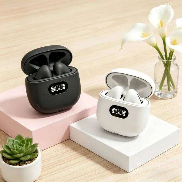 New TWS BT Earphones LED Display Waterproof Sport Earbuds Noise Cancelling Stereo Headphones for apply to smartphones 26Y0526
