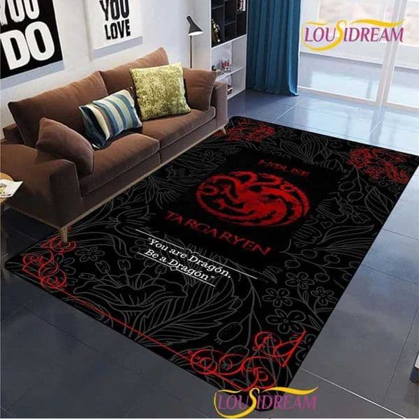 Dragon Of Game Carpet for Living Room Bedroom Rug Kitchen KidsDoor Unslip Floor Mat Birthday gift photography props Alfombra Rug W260525