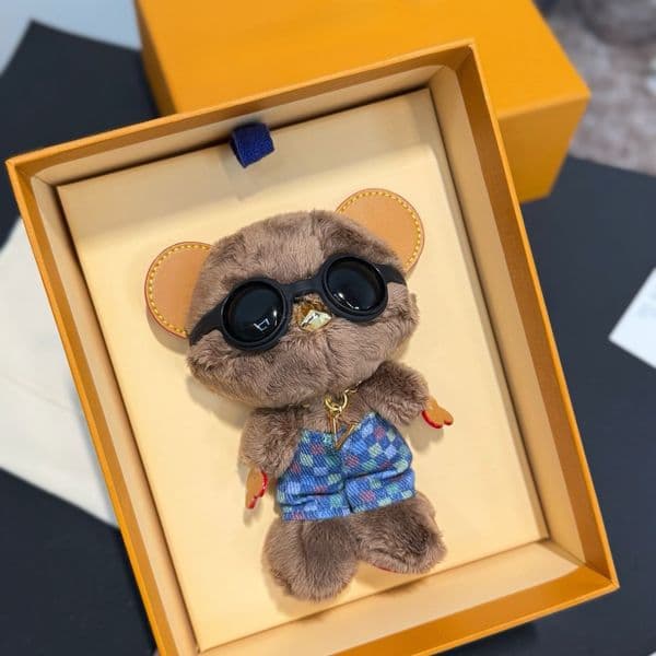 Bag Charm Leather Keychain Charm Key Chain Designer Charm Luxury Men Bear Women Keychain Personalized Animal Hi Quality with Gift box