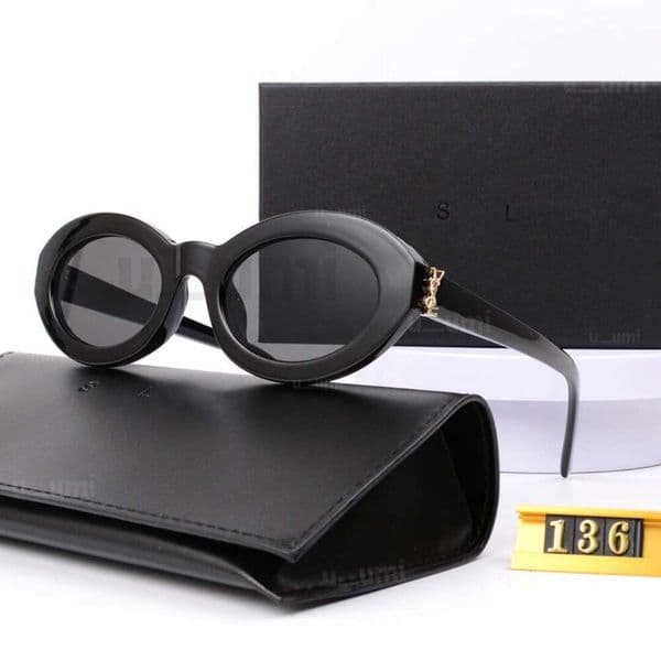 Luxury Sunglasses UV400 Protection Geometric Frame Lightweight Comfort Designer Sunglasses For Women Men Polished Metal Glasses Polycarbonate Lenses