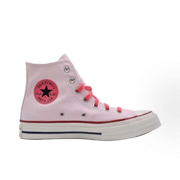 Converse Chuck 70 SNL High Top Canvas Shoes Pink Color Unisex Men Women Casual Sneakers Versatile Comfortable Lightweight Daily Street Fashion Walking Footwear