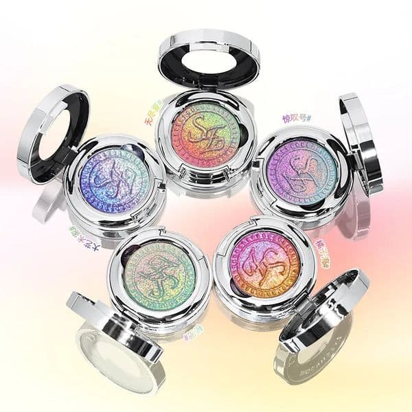 Chameleon Gradient Eyeshadow Highlighter Duochrome Shifting Pigment Long-Lasting Intense SparkleDaily Makeup Palette 260522