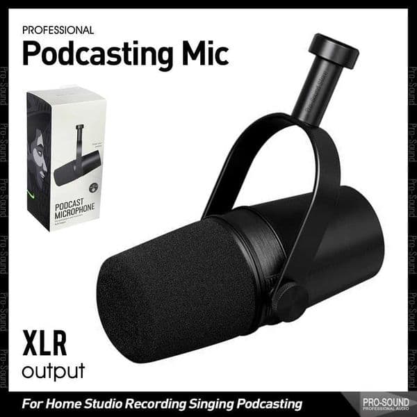 TOP Quality MV7X Professional Dynamic Wired Microphone with XLR Output For Home Studio Vocal Recording Podcasting Broadcasting T260525