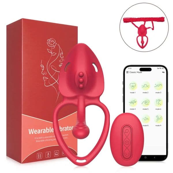 2026 New Wearable Panty Vibrators adult toys Women - Clitoral Stimulators With Penetration, App Control, And Penis Rings For Couples 001