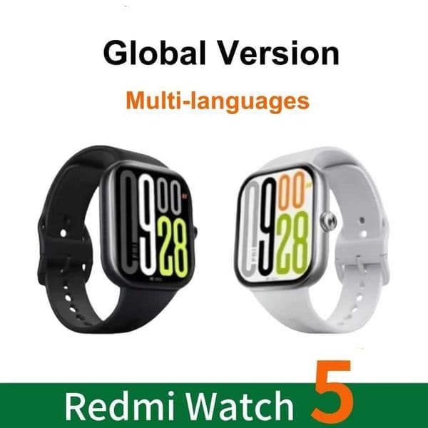 Redmi Watch 5 Global Version Bluetooth Calling Smartwatch 207 AMOLED Screen 24 Days Battery Built-in GNSS 5ATML260526