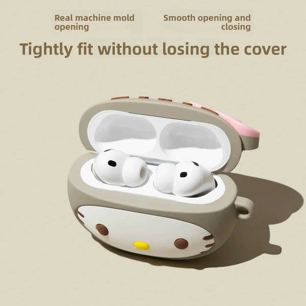 cute cartoon Case For AirPods Pro3 soft shell Wireless earphone For AirPods 4 Pro2 3 case Earphone Accessories Protective Cover T260525M4RD