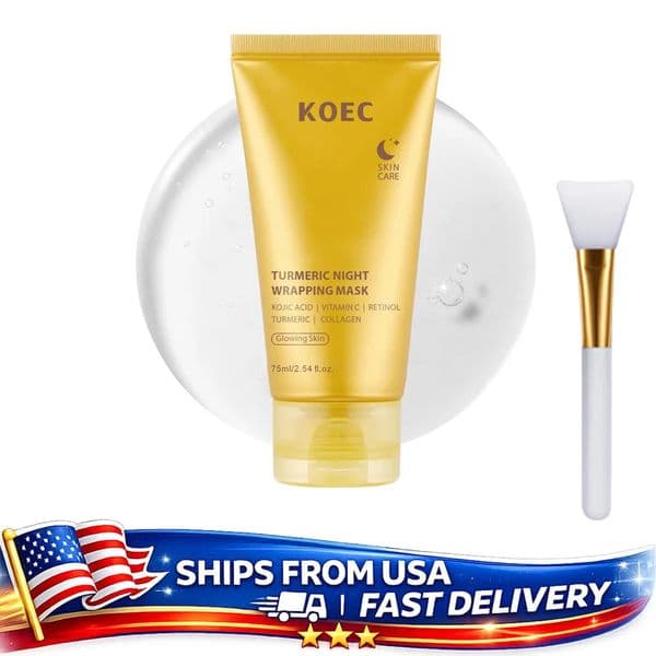 Turmeric Overnight Peel Off Mask with Collagen for Dark s Hydrating Face Mask Oil Control Skin Care 75ml 260522
