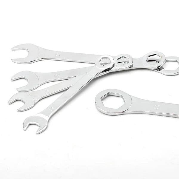 1PC thin combination spanner open-ended ring for car repair hand tools and household mini wrench ddmynov