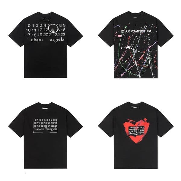 Maisonlys tshirts maisones mens tshirt digital pattern Graphic round neck Cotton tees Streetwear fashion trendy MM66 short sleeved tshirt tops a4