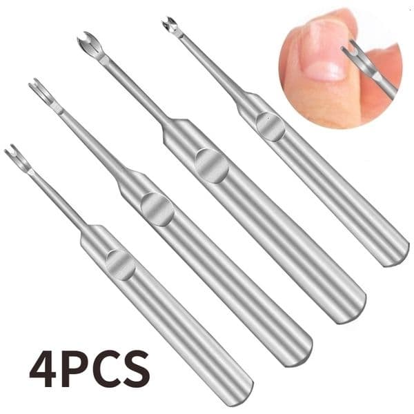 Cuticle Remover Dead Skin Pusher Grade Stainless Steel Nail Art Manicure Tools Scraper Cleaner Trimmer 2028 260522