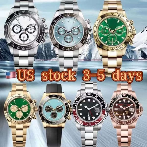 Watch mechanical mens platona stainless steel bracelet sapphire glass rubber strap business casual couple watch with box 41mm