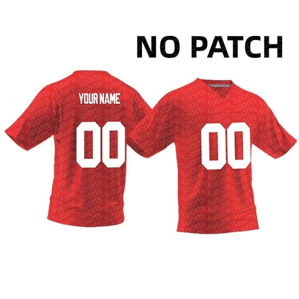 Customized NO PATCH men's vintage rugby shirt, outdoor breathable sports versatile and comfortable jersey