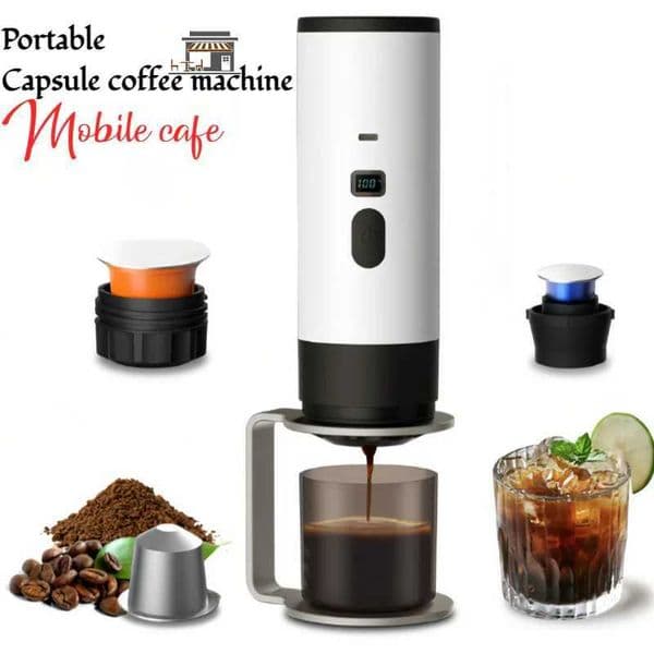 Portable coffee machine wireless charging and ultra-long battery life suitable for portable coffee capsules and coffee powder L260526