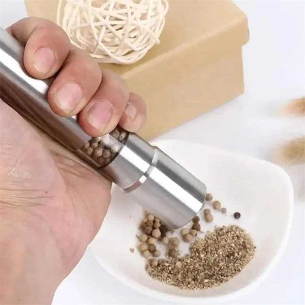 Manual Salt and Pepper Grinder Household Sea Salt GinderCreative Stainless Steel SpiceGrinderManual Sea Salt Mi L260526