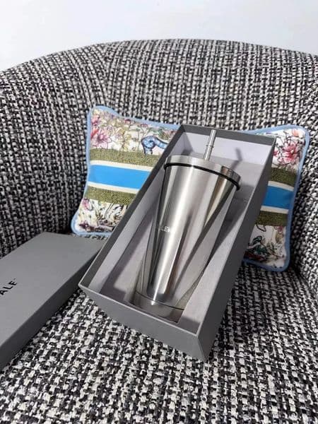 2026 Designer Exquisite And Portable perfume Straw Water Cup, cologne Mirror-Finished Stainless Art Steel 304 Summer Cold Drink Cup Free Shipping 10 Shipping