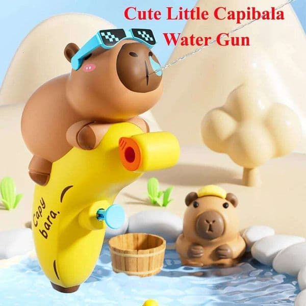 Cartoon Capybara Summer Beach Long Range Spray Children Outdoor Cute Sprinkling Water Toys for Kids Gift W260518