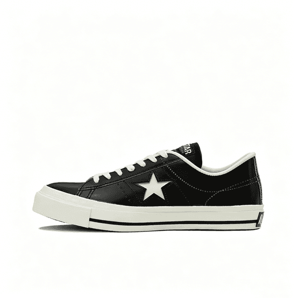 Converse ONE STAR J Fashion Unisex Sneakers Black White Classic Design Comfortable Lightweight Skate Shoes Casual Daily Street Footwear For Couple