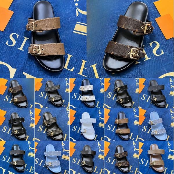 Designer Bom Slippers women Shoes sandal Slipper Casual Shoe Woman Flat Slide Indoor Outfit Outdoor 36-45