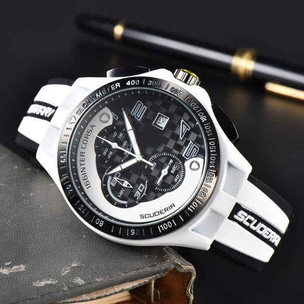 Men's best-selling all-function timing rubber band men's casual running second timer F1 watch