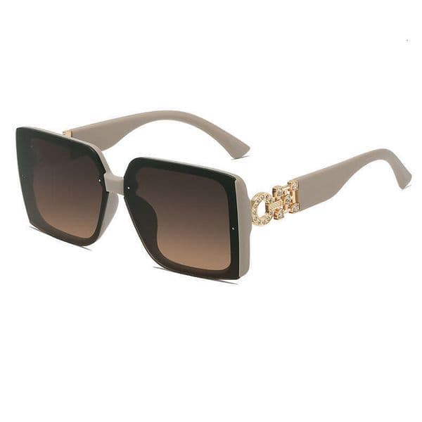26SS New Women's Retro UV Protection Sunshades European And American Fashion Trendy Rhinestone Sunglasses Chunjinqiuli