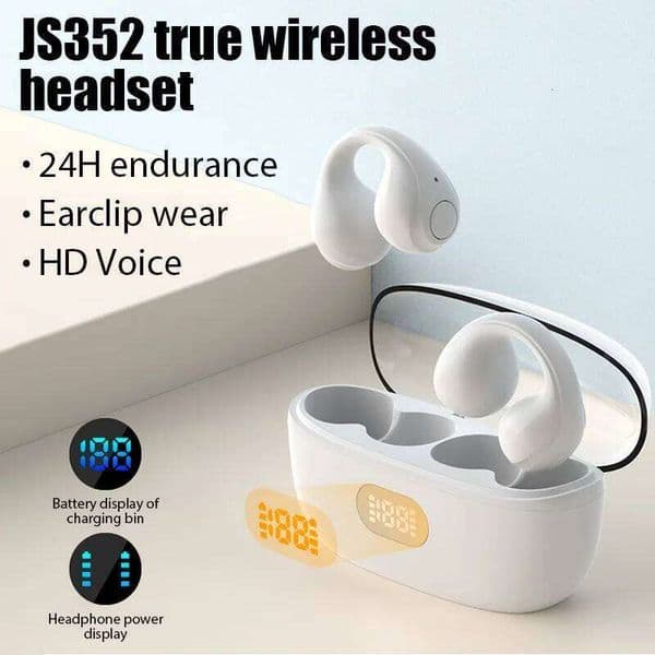 JS352 TWS 5.3 Headset Wireless Earphone With Mic Touch Control True Bone Conduction BT Headphone Earbuds 26Y0526