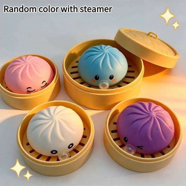 Spitting Bubbles Pinching Colorful Glitter Dumplings Squishy Soft Fidget Toys Stress Relief Slow Rebound Props Gifts 26L0526