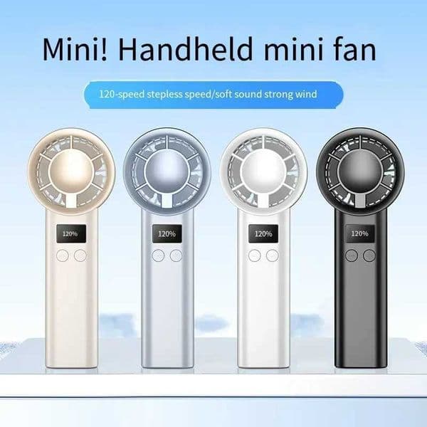 Handheld mini fan powerful 400mAh wind speed convenient USB charging suitable for travel outdoor activities and summer Z260526