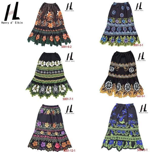 New Womens Mermaid Skirt with Polynesian Floral Print for Beach Wear Available in Custom Sizes Design M260525